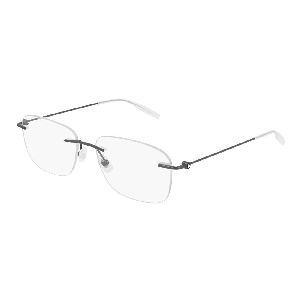 NEW MONTBLANC EYEGLASSES GREY MEN EYEWEAR MONTBLANC MB0075O 001